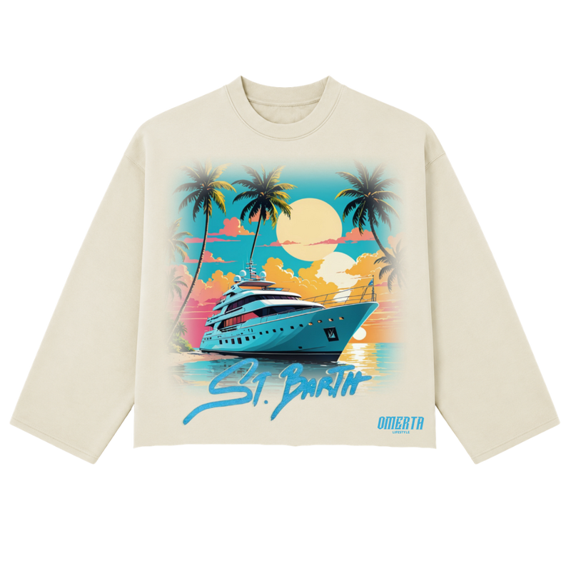 St. Barth Cropped Crewneck