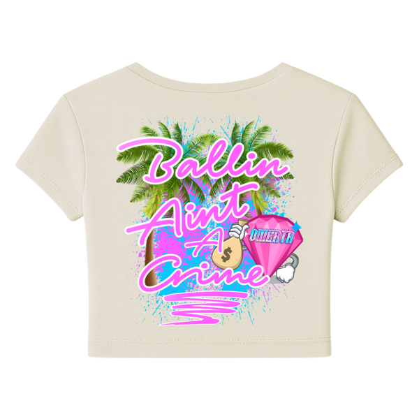 Omerta Lifestyle - Women's Solid Crop Tee