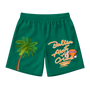 Ballin' Ain't A Crime Shorts - Green/Orange