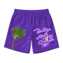 Ballin' Ain't A Crime Shorts - Purple