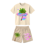 Omerta Lifestyle - Ballin' Ain't A Crime Set - Tan/Pink