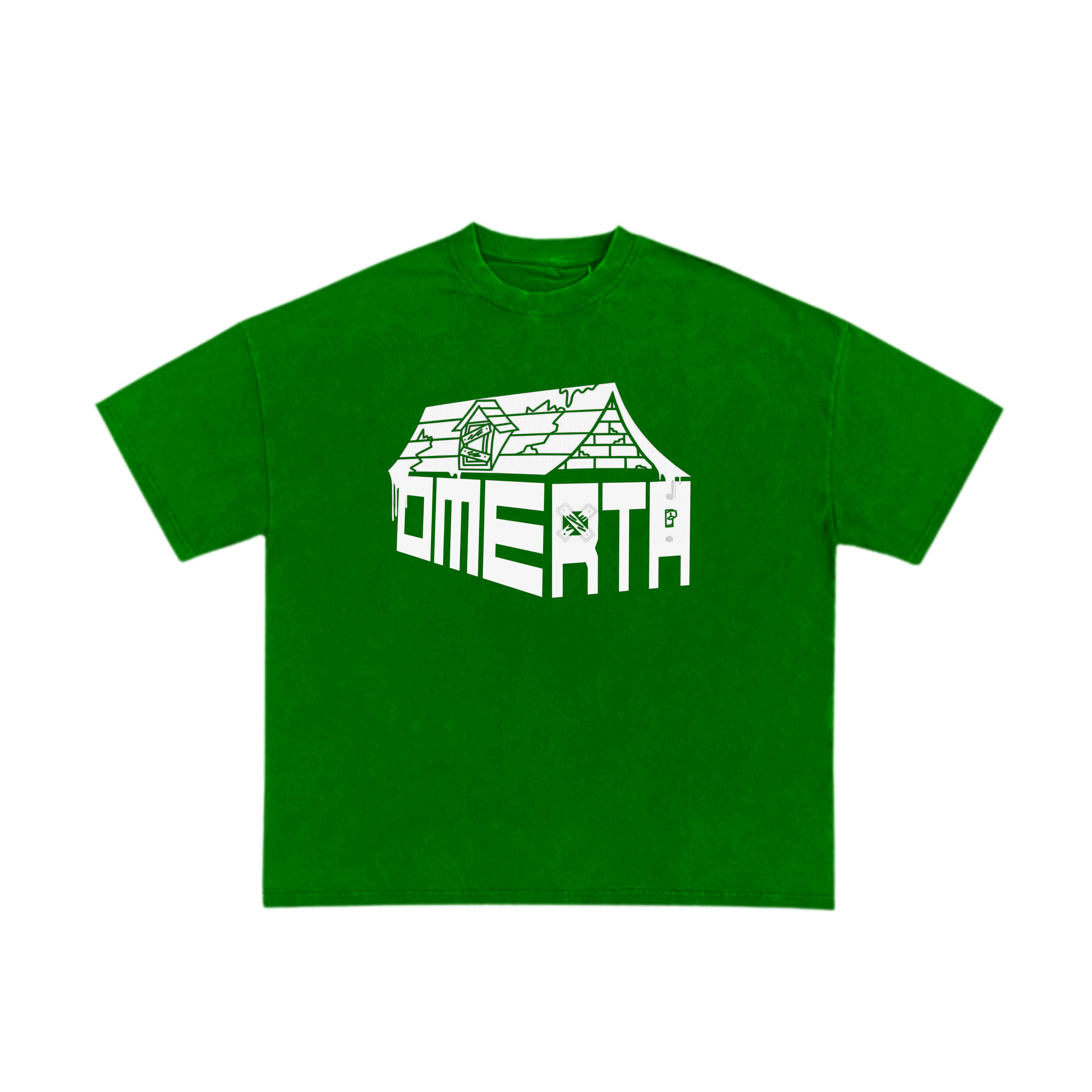 Omerta Trap House T-Shirt - Green