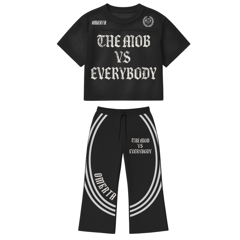 Omerta Lifestyle Mob Vs. Everybody Mesh Jersey Set - Brown Camo