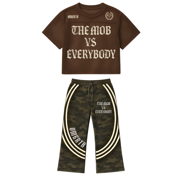 Omerta Lifestyle Mob Vs. Everybody Mesh Jersey Set