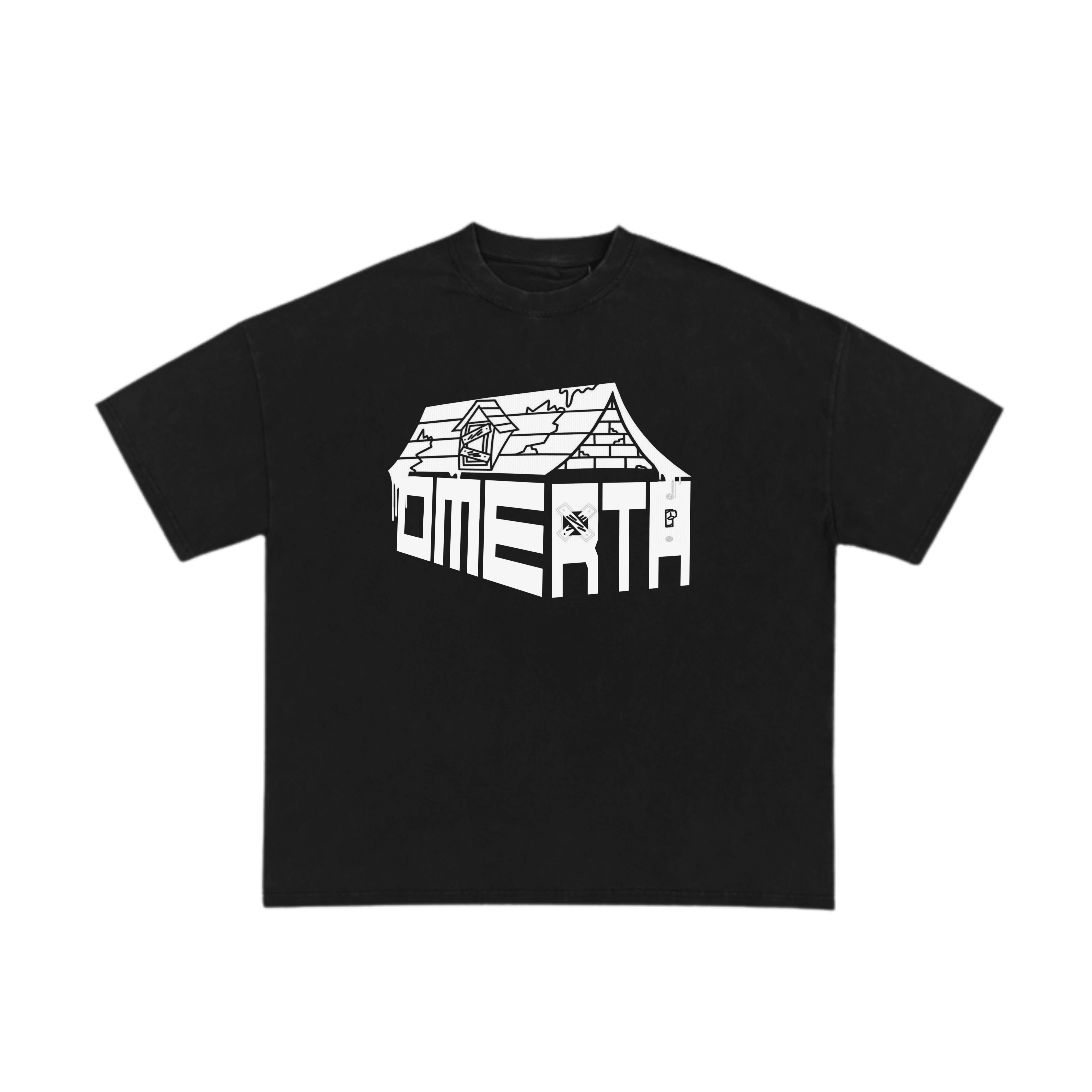 Omerta Trap House T-Shirt - Black