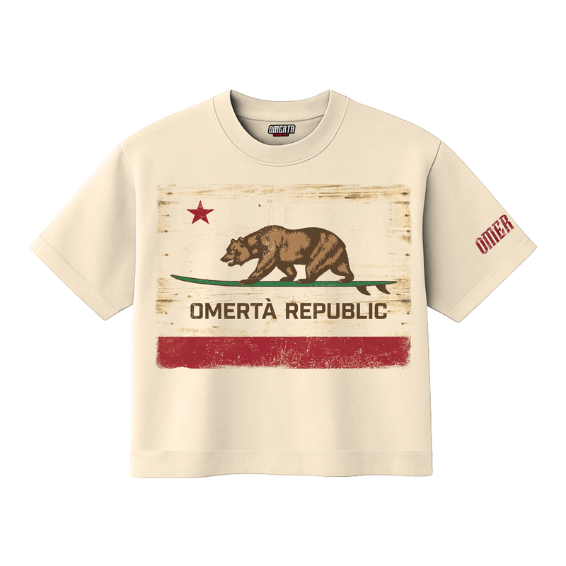 Omerta Republic Heavyweight Garment Dye Tee