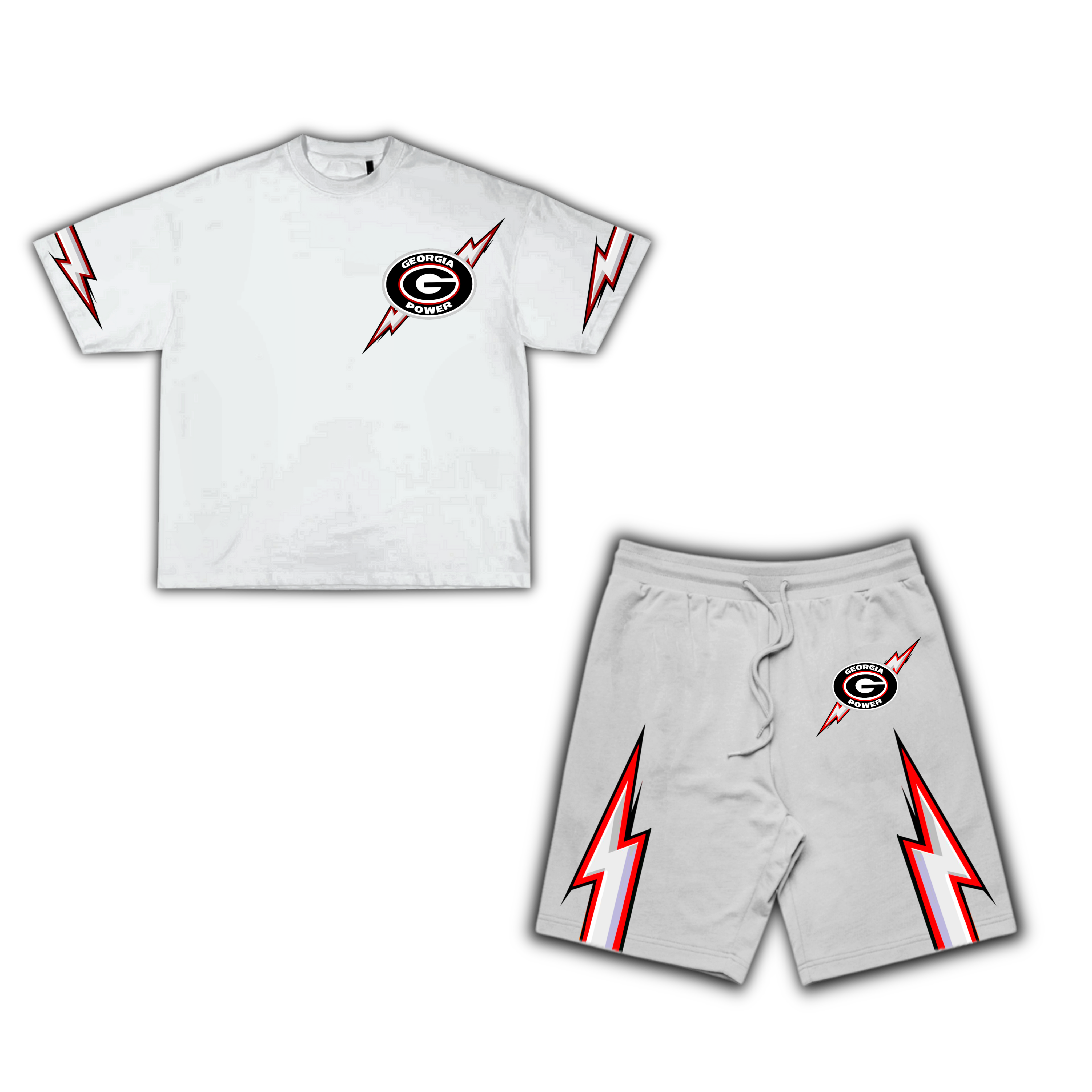 Omerta Lifestyle - Georgia Power T-Shirt/Short Set -