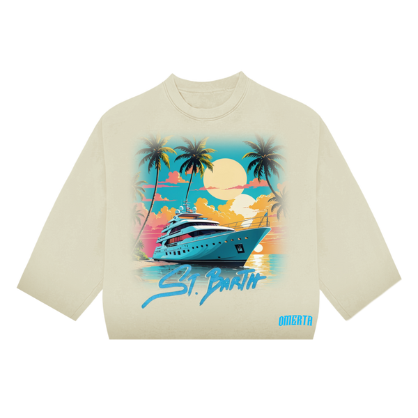 Omerta Lifestyle - St. Barth Cropped Crewneck