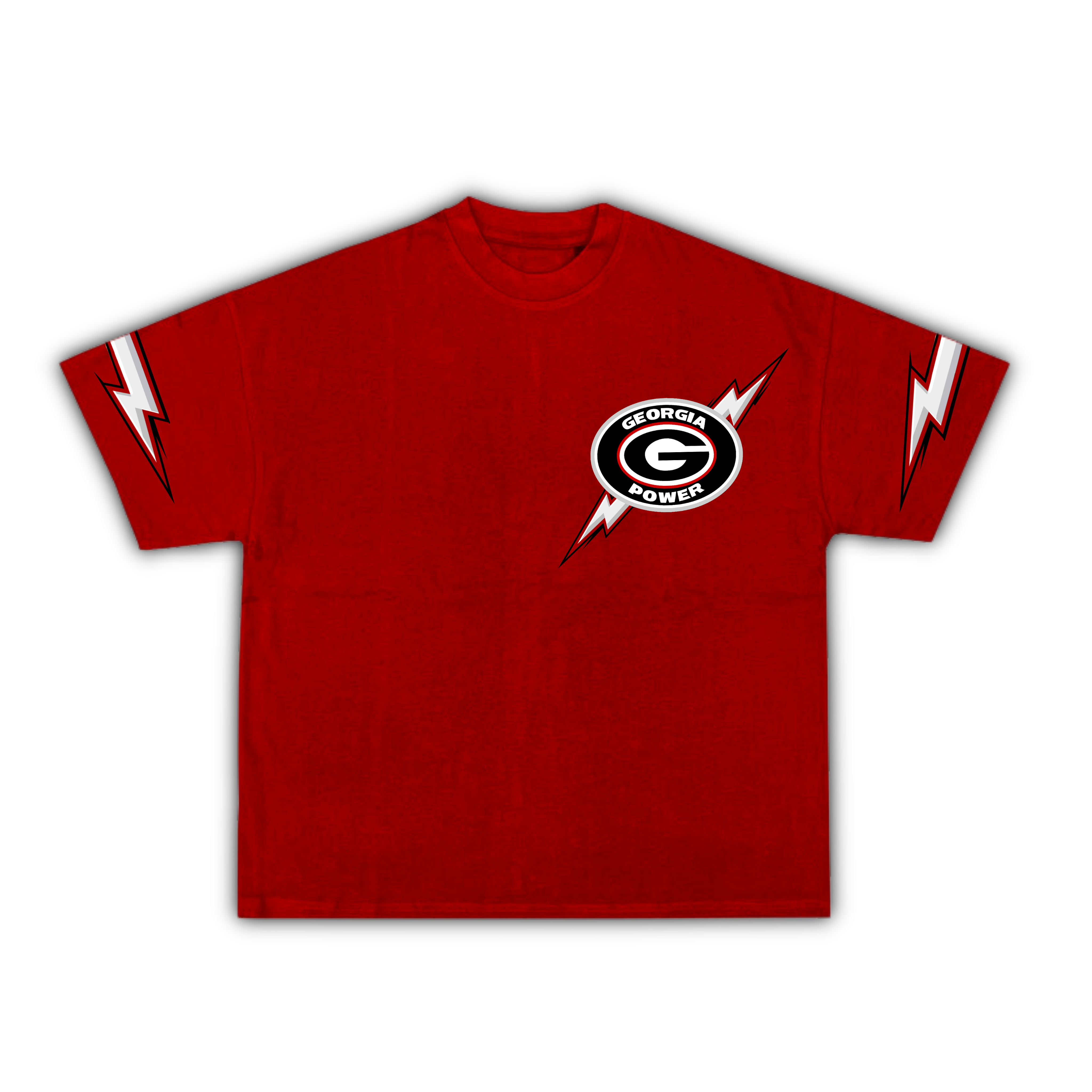 Omerta Lifestyle - Georgia Power T-Shirt - Red