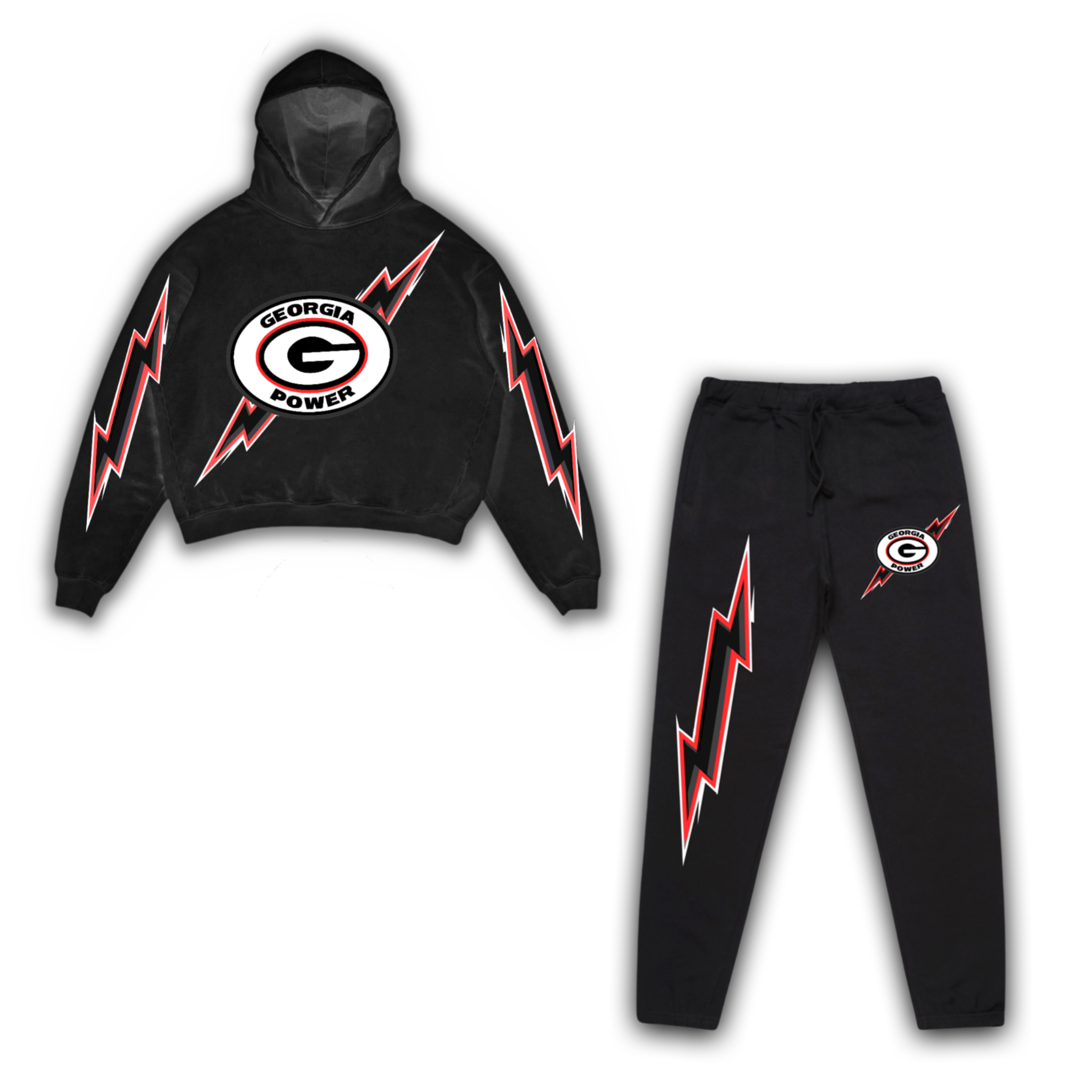 Omerta Lifestyle - Georgia Power SweatSuit - Black