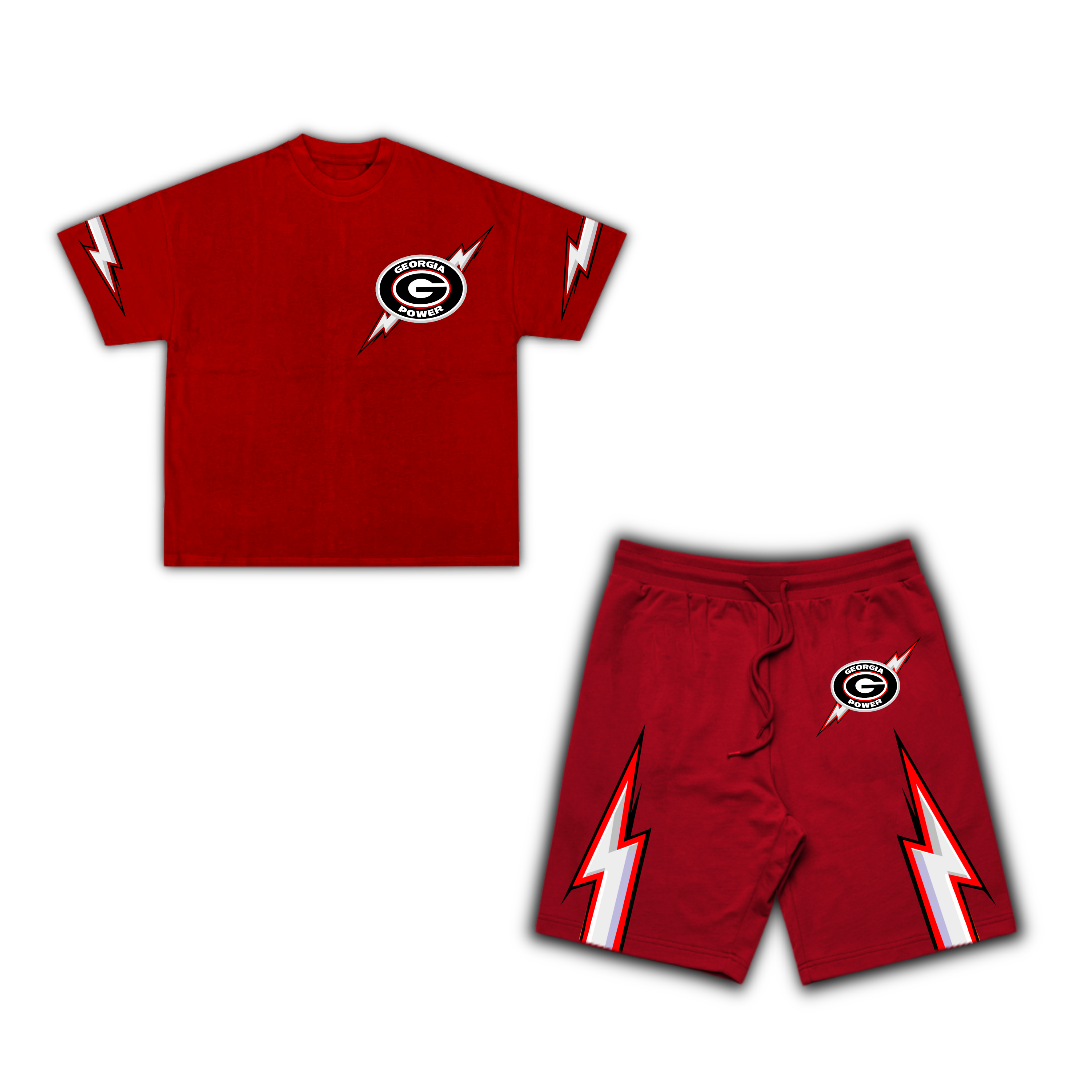 Omerta Lifestyle - Georgia Power T-Shirt/Short Set -