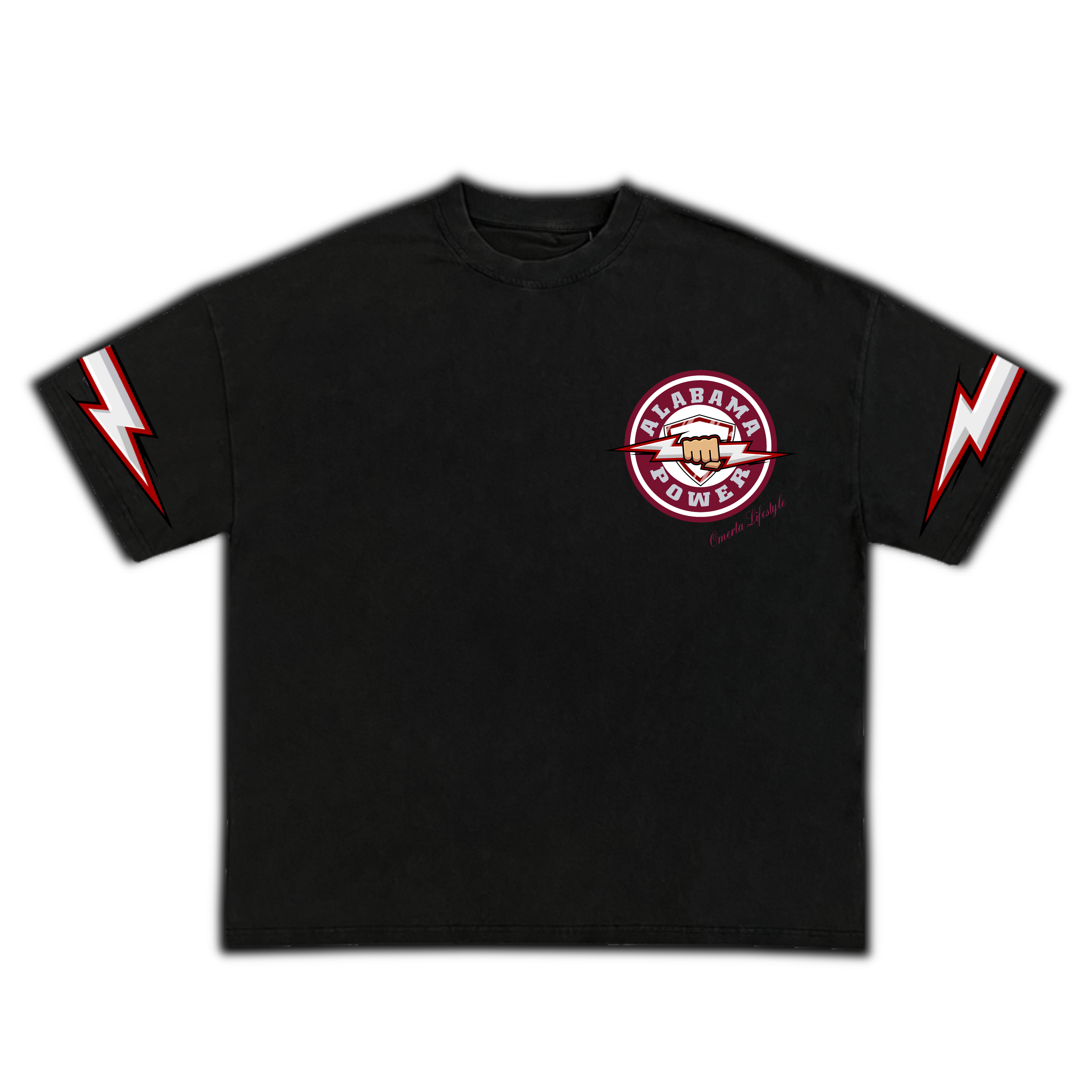 Omerta Lifestyle - Alabama Power T-Shirt - Black