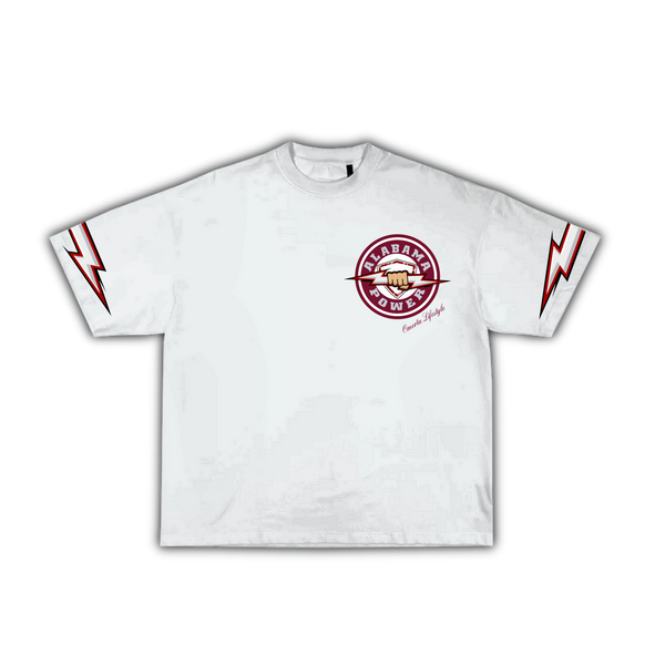Omerta Lifestyle - Alabama Power T-Shirt - White