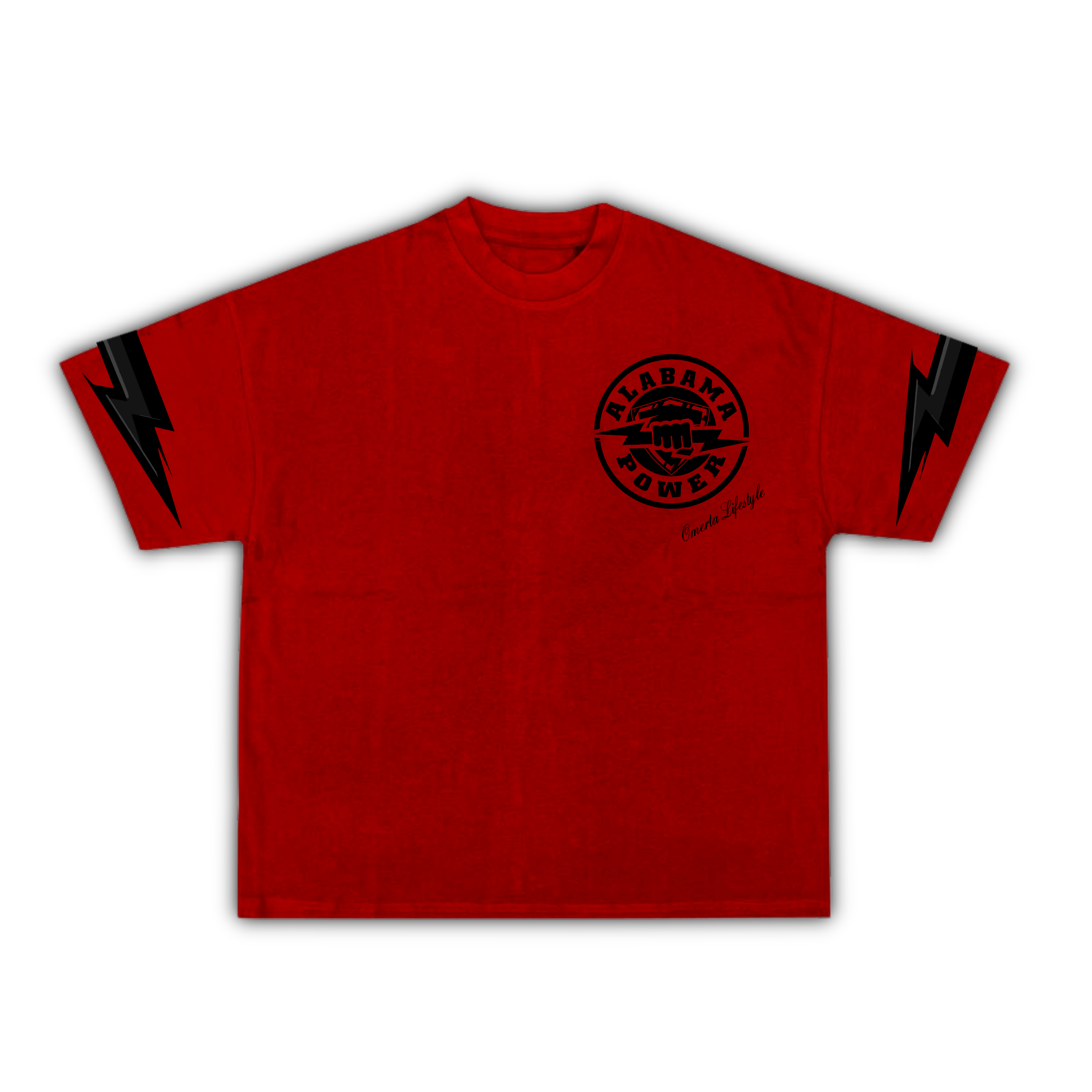 Omerta Lifestyle - Alabama Power T-Shirt - Red