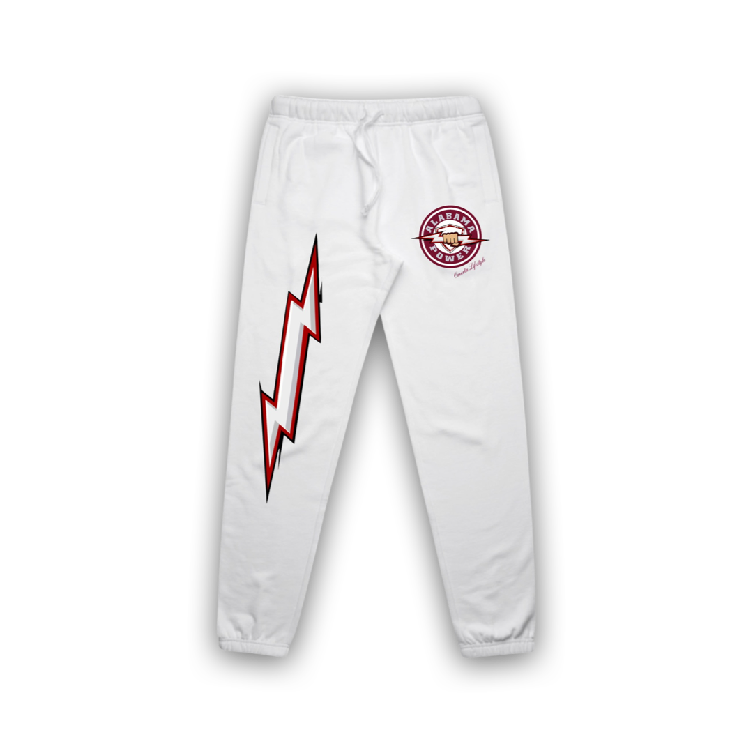 Omerta Lifestyle - Alabama Power Sweats - White