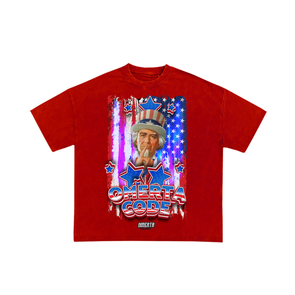 Omerta Lifestyle - UncleSam T-Shirt - Red
