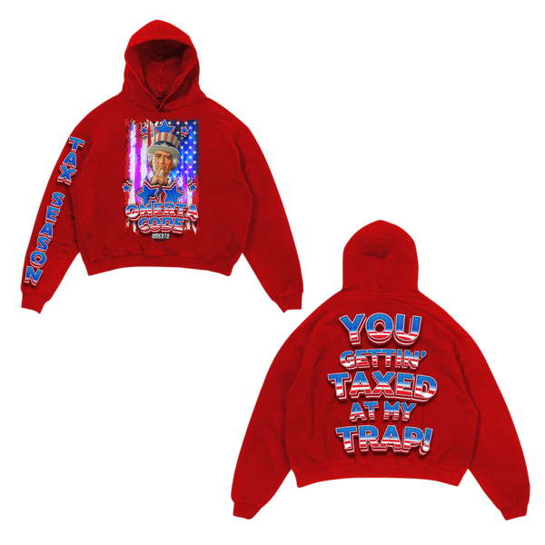 Omerta Lifestyle - UncleSam Hoodie - Red
