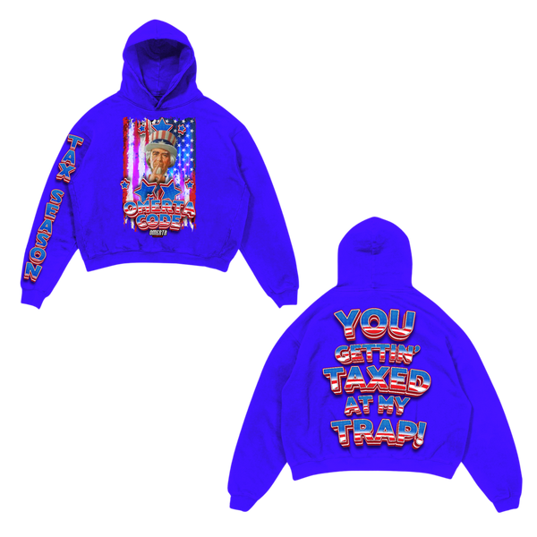 Omerta Lifestyle - UncleSam Hoodie - Blue